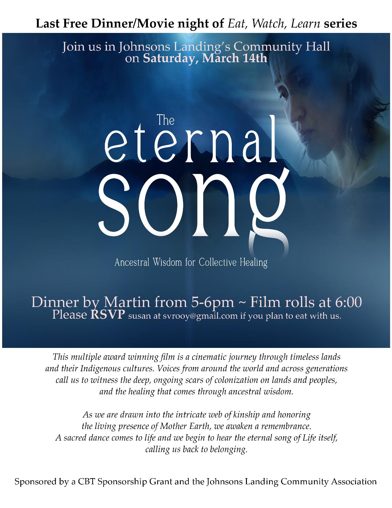 Eat, watch, learn movie night in JL